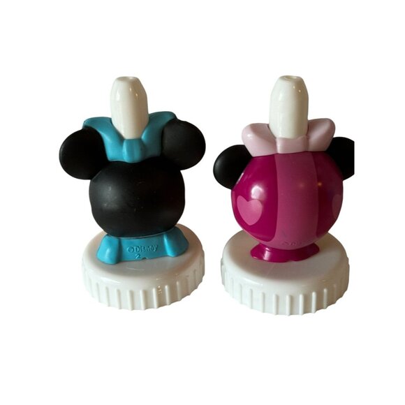 Vintage Disney Mickey & Minnie Mouse Good2Grow Bottle Lids/Toppers Only - Picture 2 of 8